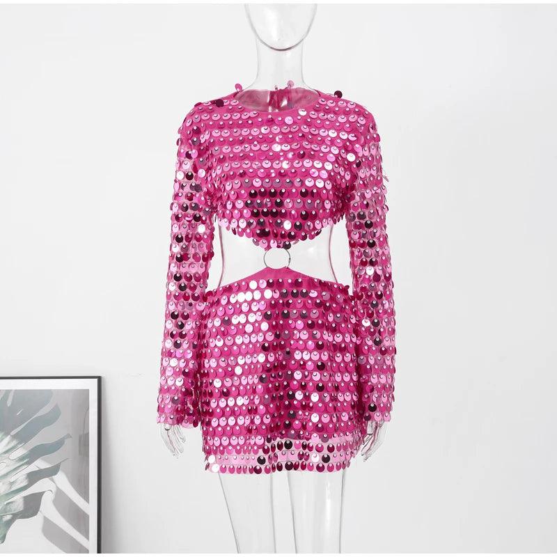 Nadina Sequined Mini Dress - Virago Wear - Dresses, Mini Dress, New arrivals - Dresses
