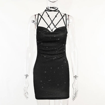 Nancy Glitter Mini Dress - Virago Wear - Dresses, Mini Dress, New arrivals - Dresses