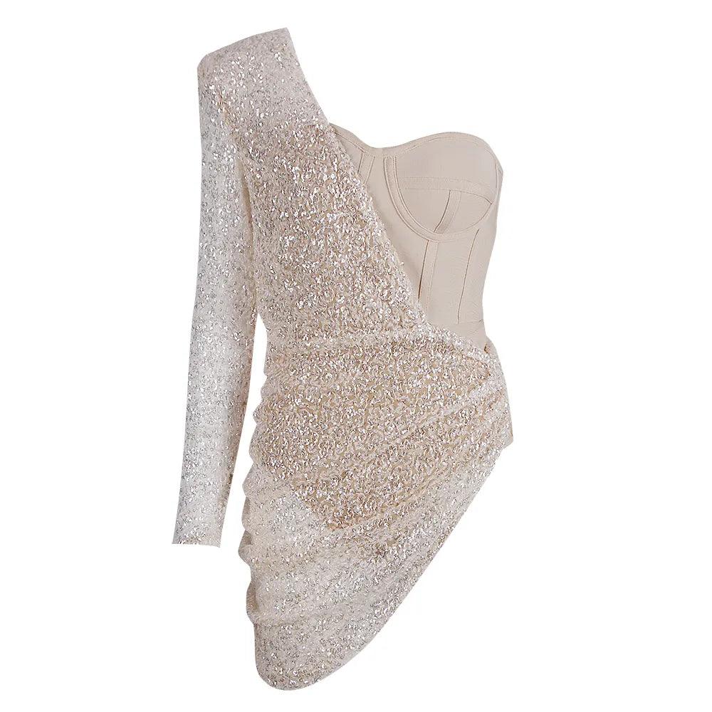 Nayeli Sequins Mini Dress - Virago Wear - Dresses, Mini Dress, New arrivals - Dresses