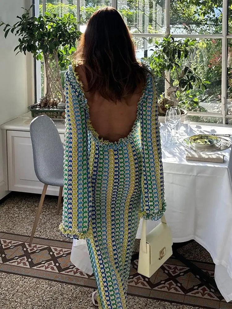 Sofia Crochet Maxi Dress - Virago Wear - Dresses, Maxi Dress, New arrivals - Dresses
