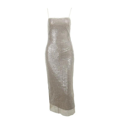 Tania Metallic Sparkle Dress - Virago Wear - Dresses, New arrivals - Dresses
