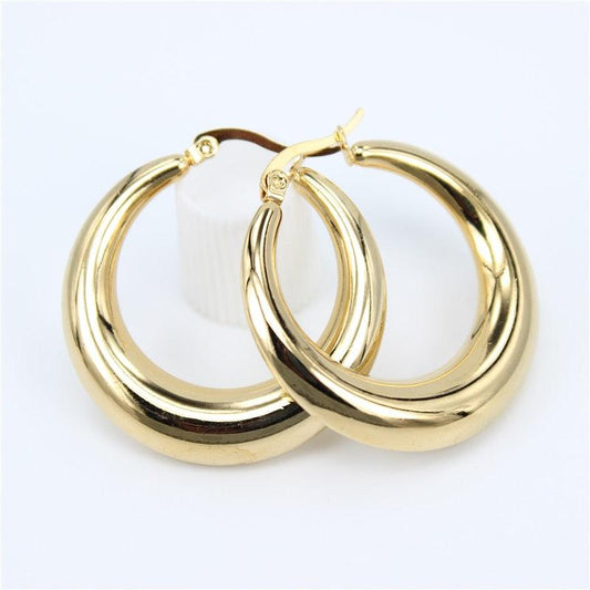 Asha Circle Hoop Earrings - Virago Wear - Accessories, Earrings - Earrings