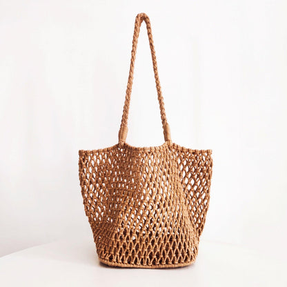 Aurora Hollow Fishnet Handbag - Virago Wear - Handbags - Handbags