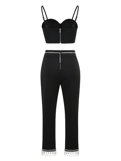 Becky Crystal Diamond Set - Virago Wear - Outfit Sets, Sets - Outfit Sets