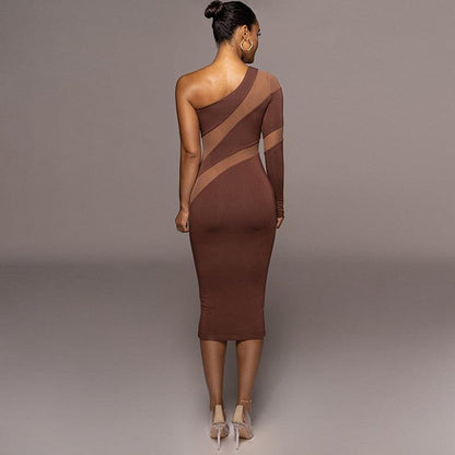 Diana One Shoulder Maxi Dress - Virago Wear - Dresses, Maxi dress - Dresses