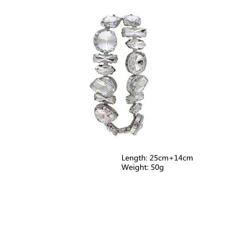 Lilybeth Crystal Choker Necklace - Virago Wear - Accessories, Necklaces - Necklaces