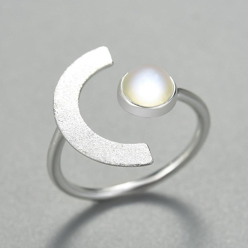 Moonlight Adjustable Ring - Virago Wear - Accessories, Adjustable, Gold, Ring, Rings, Silver, Sterling Silver - Rings