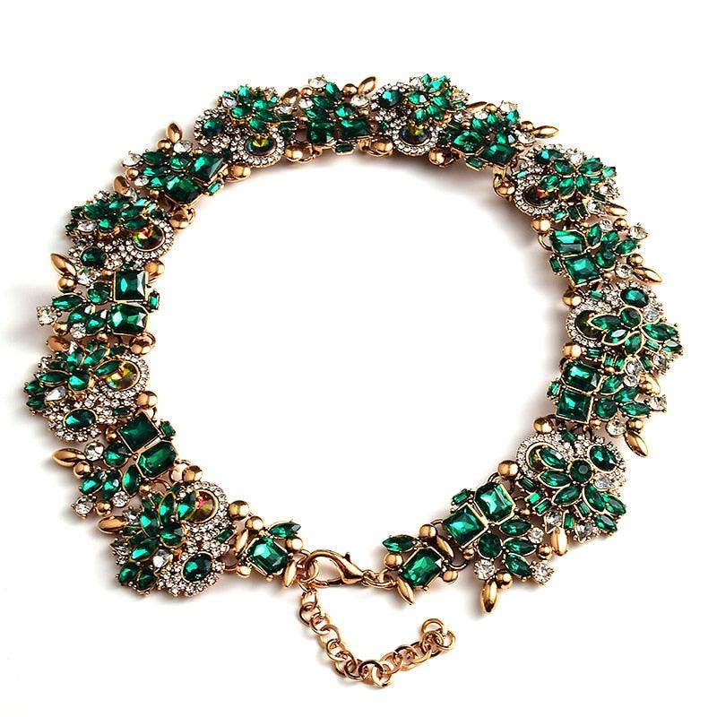 Penelope Crystal Choker Necklace - Virago Wear - Accessories, Necklaces - Necklaces
