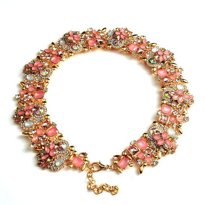 Penelope Crystal Choker Necklace - Virago Wear - Accessories, Necklaces - Necklaces
