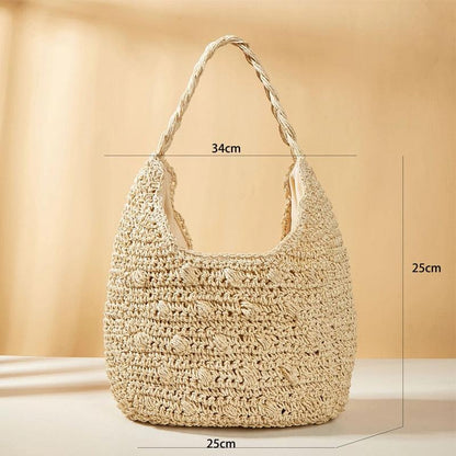 Petra Straw Handbag - Virago Wear - Handbags - Handbags