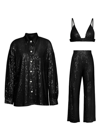 Tamara Sparkly Three-piece Set - Virago Wear - Outfit Sets, Sets - Sets