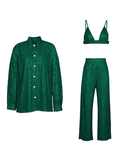 Tamara Sparkly Three-piece Set - Virago Wear - Outfit Sets, Sets - Sets